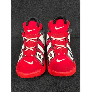 Photo of Nike Air More Uptempo Toddler 6C University Red Black White Shoes
