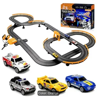 Photo of 1:64 Scale Track Racing Slot Car Set