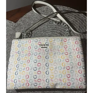Photo of GUESS Los Angeles Guess Logo Pattern Small Crossbody Shoulder Strap