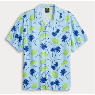 Photo of Men's Corona Limes & Palms Button Front Top Size Small