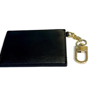 Photo of Nine West Credit Card Holder W Key Chain Black faux leather Wristlet/Wallet