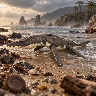 Photo of Mattel Jurassic World Dominion Roar Strikers Liopleurodon HDX38 Sounds Works