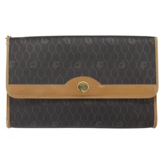 Photo of Dior Honeycomb Canvas Chain Shoulder Bag Black