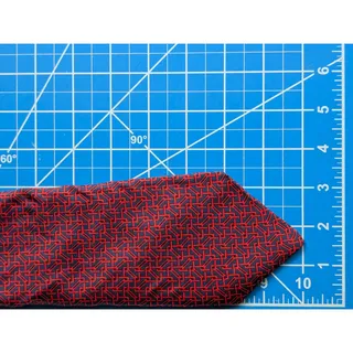 Photo of Vintage Hermès 100% Silk Men's Red Tie With Geometric Pattern Capital "H" Motifs