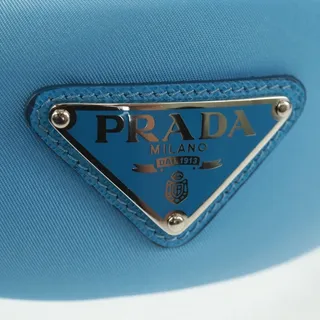 Photo of Prada Katyusha Nylon Light Blue Hair Tie