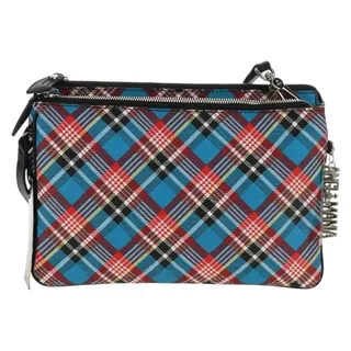 Photo of Vivienne Westwood Vinyl Check Shoulder Bag Multicolor
