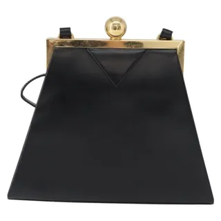 Photo of Saint Laurent Leather Opus Shoulder Bag Black