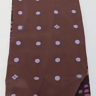 Photo of Louis Vuitton Silk Leopard Pattern Scarf Purple