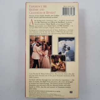 Photo of Anastasia - The Mystery of Anna (VHS, 1992, EP mode) (Good)