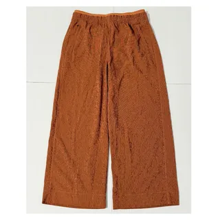 Photo of Athleta Echo Wide Leg Cropped Pants, Sunburst Clay Orange, Size 8