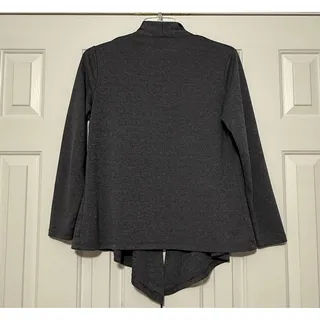 Photo of Eddie Bauer Women's Travex Cardigan, Heather Charcoal Gray, Size L