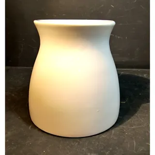 Photo of 2113. White Ceramic Vase Edible Arrangements Keepsake Container Squatty Base