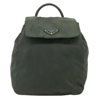 Photo of Prada Nylon Backpack Silver