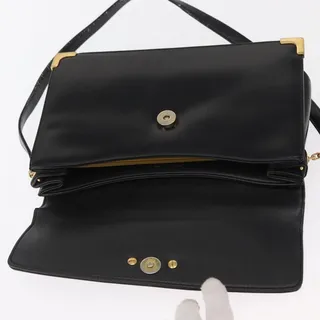 Photo of Dior Leather Shoulder Bag Black