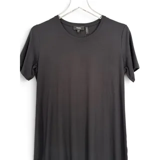 Photo of Theory dress L Ranmire knit T Shirt crew short sleeve midi minimalist black NEW