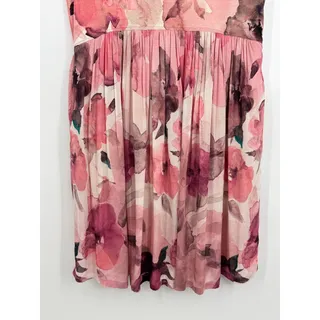Photo of Peruvian Connection dress women's M Desert Rose watercolor floral mini pink