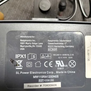 Photo of Respironics MW115RA1200N05 Power Supply Adapter - Needs Cord