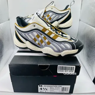Photo of adidas Intimidation Low White/Black/Gold Sneakers | Women’s 5.5 US / Youth 4.5Y