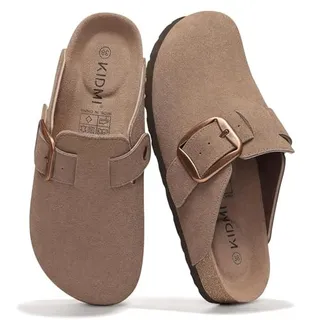 Photo of Genuine Suede Clogs Unisex Memory Foam