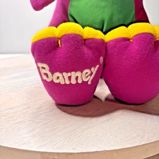 Photo of Talking Barney Plush Doll – Purple Dinosaur, Press for Sound 18"