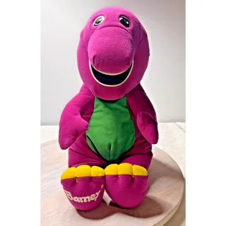 Photo of Talking Barney Plush Doll – Purple Dinosaur, Press for Sound 18"
