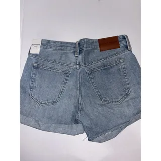 Photo of Lucky Brand Boyfriend Short Women Size 0 25 Blue Denim Distressed