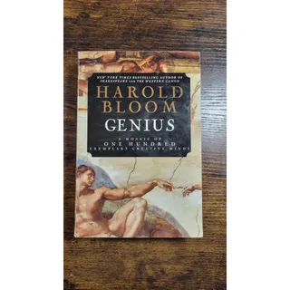 Photo of Genius Books, By Harold bloom Hardcover (Acceptable)