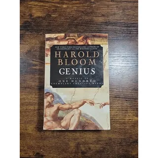 Photo of Genius Books, By Harold bloom Hardcover (Acceptable)