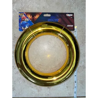 Photo of SONIC HEDGEHOG 3 10.5 INCH GOLD RING HALLOWEEN COSTUME ACCESSORY DG164499