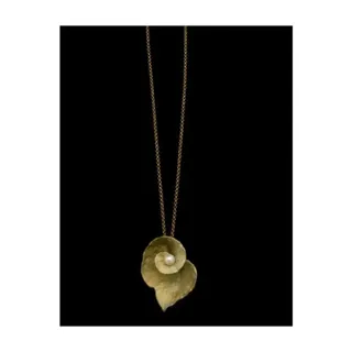 Photo of Michael Michaud Spiral Geranium Pendant 24" Chain