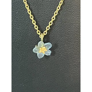 Photo of Michael Michaud Forget-Me-Not Single Flower Pendant Necklace