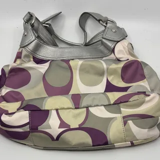Photo of Stylish Silver and Purple Women's Bag