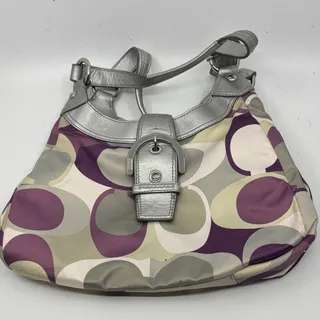 Photo of Stylish Silver and Purple Women's Bag