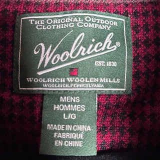 Photo of Woolrich Mens Large Brown Wool Sweater Quarter Zip Speckled Cabincore Rustic Tweed