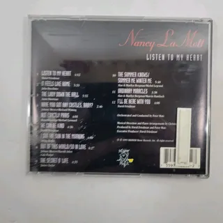 Photo of Listen to My Heart by Nancy Lamott (CD, 1995) (Good)
