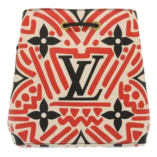 Photo of Louis Vuitton Monogram Giant LV Clafoutis Neo Noe Bucket Bag Red