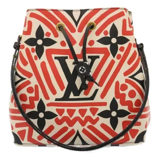 Photo of Louis Vuitton Monogram Giant LV Clafoutis Neo Noe Bucket Bag Red