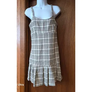 Photo of EUC Hollister, y2k inspired plaid, pleated, mini dress sz M
