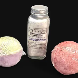 Photo of Lavender bath salts and mixed