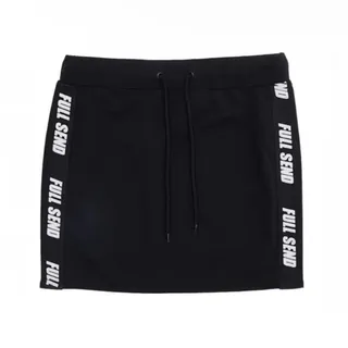 Photo of π¨FULL SEND / NELK BOYS Jacquard Skirt Logo BLACK/WHITE Size: XS Style No: FS039