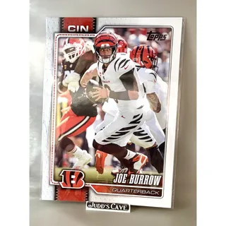 Photo of 🚨 2026 Topps Flagship Football JOE BURROW Oversized Card SBOC-8 Bengals 🏈
