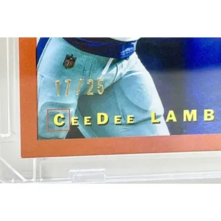 Photo of π¨ 2026 Topps Flagship CeeDee Lamb Profiles Orange Refractor Cowboys /25 π