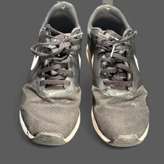 Photo of π¨ Nike Air Max Tavas Black Running Shoes Casual Sport Womenβs Size 10 π