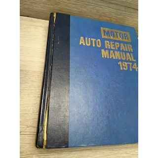 Photo of Vintage Motor Auto Repair Manual 1974 37th Edition Hardcover Book