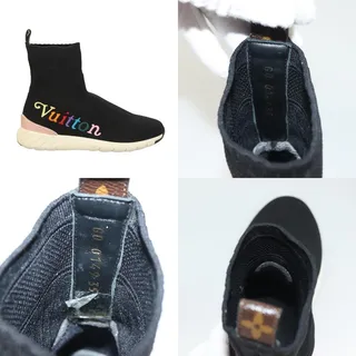 Photo of Louis Vuitton Cotton After Game Socks Sneakers Black
