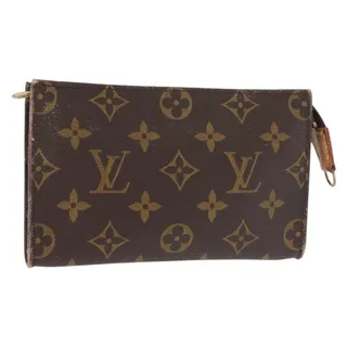 Photo of Louis Vuitton Monogram Bucket PM Accessory Pouch Brown