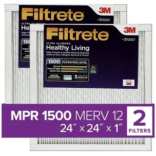 Photo of Filtrete 24x24x1, AC Furnace Air Filter, MPR 1500, Healthy Living 2 Filters