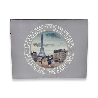 Photo of Michel Delacroix Promenons Nous Dans Paris 1983 Hardcover Art Book Dust Jacket