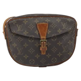 Photo of Louis Vuitton Monogram Jeune Fille GM Shoulder Bag Brown