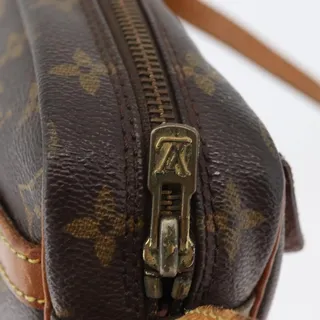 Photo of Louis Vuitton Monogram Jeune Fille MM Shoulder Bag Brown